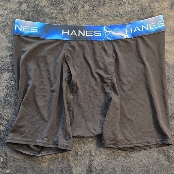 Hanes Other - Hanes Black Boxer Briefs Classic Fit Cotton Comfort